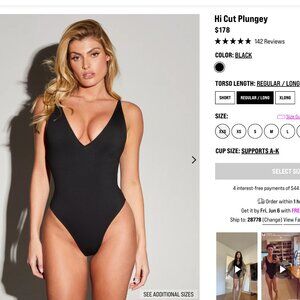 TA3 Hi Cut Plungey in Black (XS)